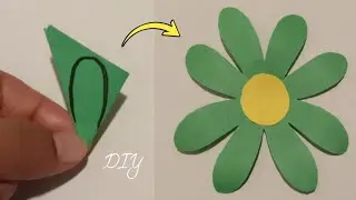 How to make paper flower | paper flower making easy @harissetianichannel