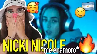 REACCIONO a NICKI NICOLE de BZRP Music! *Me enamoro*