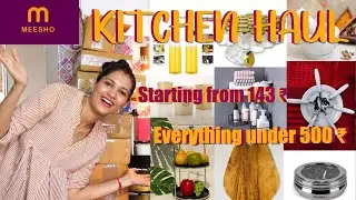 ** LATEST AFFORDABLE** MEESHO KITCHEN HAUL | KITCHEN DECOR AND ORGANISING HAUL | AESTHETIC D'VYA
