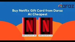 Buy Netflix Gift Card From Daraz At Cheapest | NepCent Digital Store