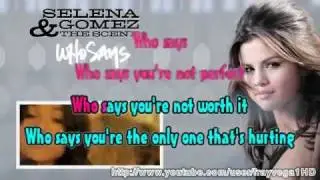 Selena Gomez-Who Says-Karaoke Instrumental-Lyrics