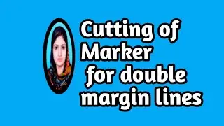 Paper presentation Marker cutting for lines