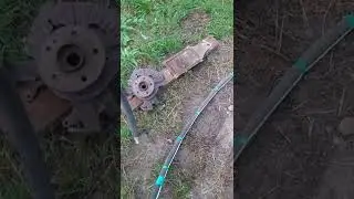 пескоструй самодельный с дистанционным управлением, испытание