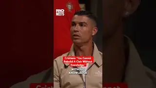 Cristiano “You Cannot Rebuild A Club Without Knowledge” #ronaldo #cr7 #cristiano #rioferdinand #mufc