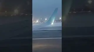 Посадка рейса в Шереметьево. Салют