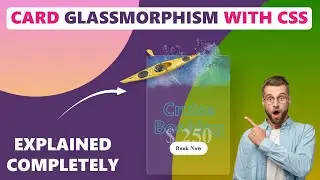 Glass Card background HTML and CSS | Glassmorphism with HTML and CSS