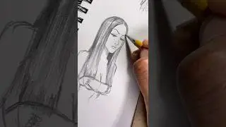 How to Draw Straight Hair, Long Locks 