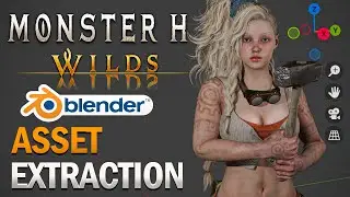 Monster Hunter Wilds Modding Guide – Extract & Edit Character Models in Blender