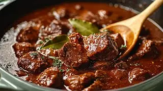 The Most Famous Hungarian Beef and Onion Stew! Traditional Authentic Pörkölt recipe!