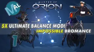 CO-OP MASTER OF ORION W/ 5X ULTIMATE BALANCE MOD | PART 1 - CHALLENGE AWAITS! | IMPOSSIBLE BROMANCE