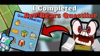 I Finished Bee Bears Questline and got Doodle Cub Buddy!!! (Bee Swarm Simulator)