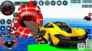 Mega Ramp Stunts Master Car Simulator - GT  Impossible Sports Car Racing: Android Gameplay #1