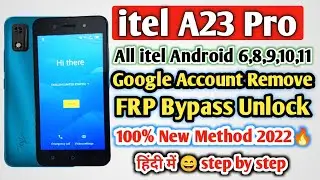 Itel A23 Pro FRP Bypass Without Pc | Itel L5006C google account bypass without pc new method 2022 |