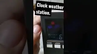 Unpacking parcels from Joom.  Clock weather station.