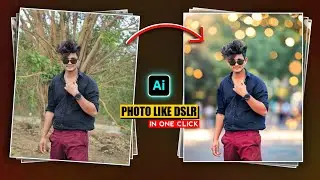 Turn Your Normal Photo Into DSLR Photo 🔥 || Ai Photo Background Change - Ghaus Editz