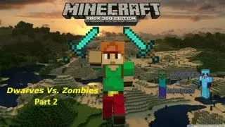 Minecraft Xbox 360 Dwarves vs Zombies Part 2