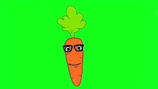 GREEN SCREEN ANIMATED CARROT |LET'S TUBE |