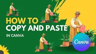How to Copy and Paste in Canva!