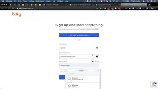 Create Bitly API  Access Token