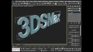 Tutorial 3dsMax -- Bevel Modifier