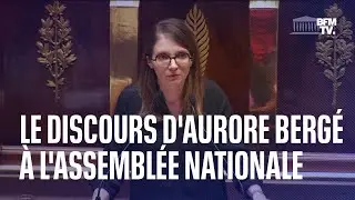 Le discours en intégralité d'Aurore Bergé, présidente du groupe 