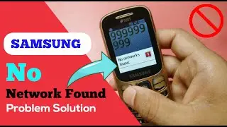 Samsung no network found - How to fix no network found