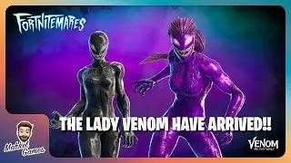 🔴LIVE: Lady Venom's (Symbiotes) in Fortnite!! Completing Fortnitemares Quests!!