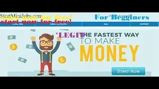 BEST JOB ONLINE FOR BEGGINERS!!! (Legit) [99%] worked!!! *START NOW FOR FREE*