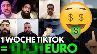 WIE VIEL habe ich in 1 WOCHE mit TIK TOK LIVE verdient?