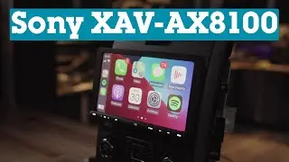 Sony XAV-AX8100 floating-screen digital media receiver | Crutchfield