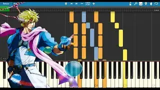 JoJo's bizarre adventure - Never Be Mine (Synthesia piano tutorial)