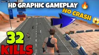 NO CRASH 😮 | HD GRAPHIC GAMEPLAY 🔥| RUSH GAMEPLAY WITHOUT ANY CONFIG 🔥 PUBG MOBILE LITE