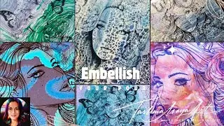 138 Secrets and Tips Revealed! 😲 Embellish your Acrylic Pour Paintings Like a PRO! 😍