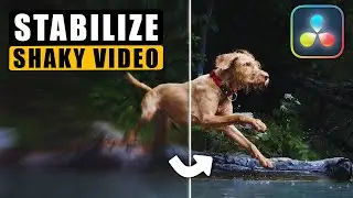 How to FIX SHAKY Video Footage in Davinci Resolve