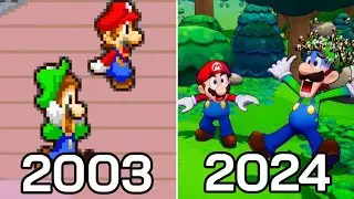 Evolution of Mario & Luigi Games 2003-2024