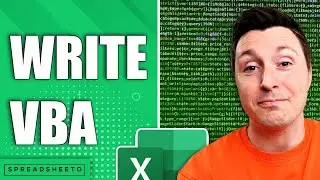 How to write VBA code in Excel [beginner tutorial]