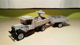 LEGO GAZ-AA 4M MOC with trailer