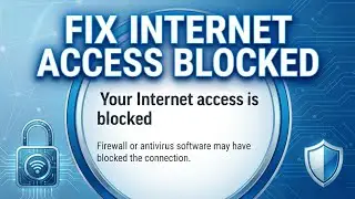 Fix Problem/Your Internet access is blocked/Problem Fixed 100% @stechsidebangla