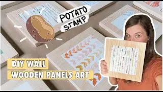 Look at this art gallery wall from wooden panels | Wall Art gallery wooden panels | If Only April