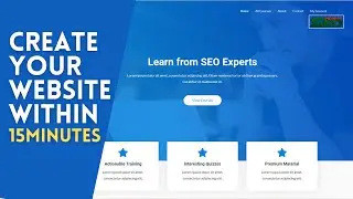 How to Make Website Within 15 Min | Website Development Tutorial | Simple and Easy