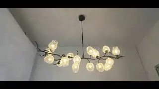 AM5501 LUCIA SCULPTURE CHANDELIER HORIZONTAL BRANCH