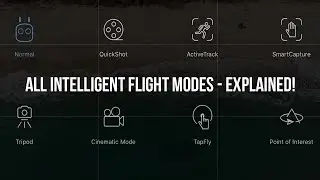 DJI MAVIC AIR - ALL Intelligent Flight Modes - EXPLAINED!