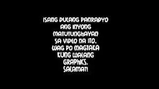SIGAW SA SIQUIJOR -- Dulang Panradyo