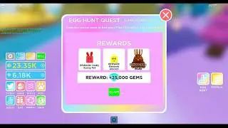 How to obtain the Chocolate Bunny Egg -- Egg Simulator -- ROBLOX