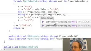 Web Programming - Use of a Dictionary to Control Property Labels