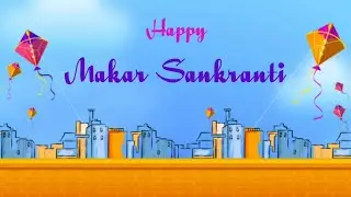 Happy makar Sankranti Green Screen Video 2023