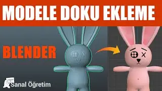 Blender Dersleri - Modele Doku Ekleme