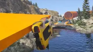 GTA 5 Online - Stunt Races - Shortcuts, Breakboost, Skip Ramp