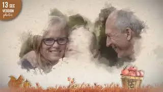 Videohive - Thanksgiving Watercolored Slideshow