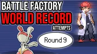 I USED XATU?? Battle Factory WORLD RECORD Attempts! | Pokemon Emerald